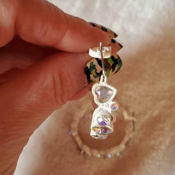 Betsy Johnson Hoop Earrings - Picture 2 of 2